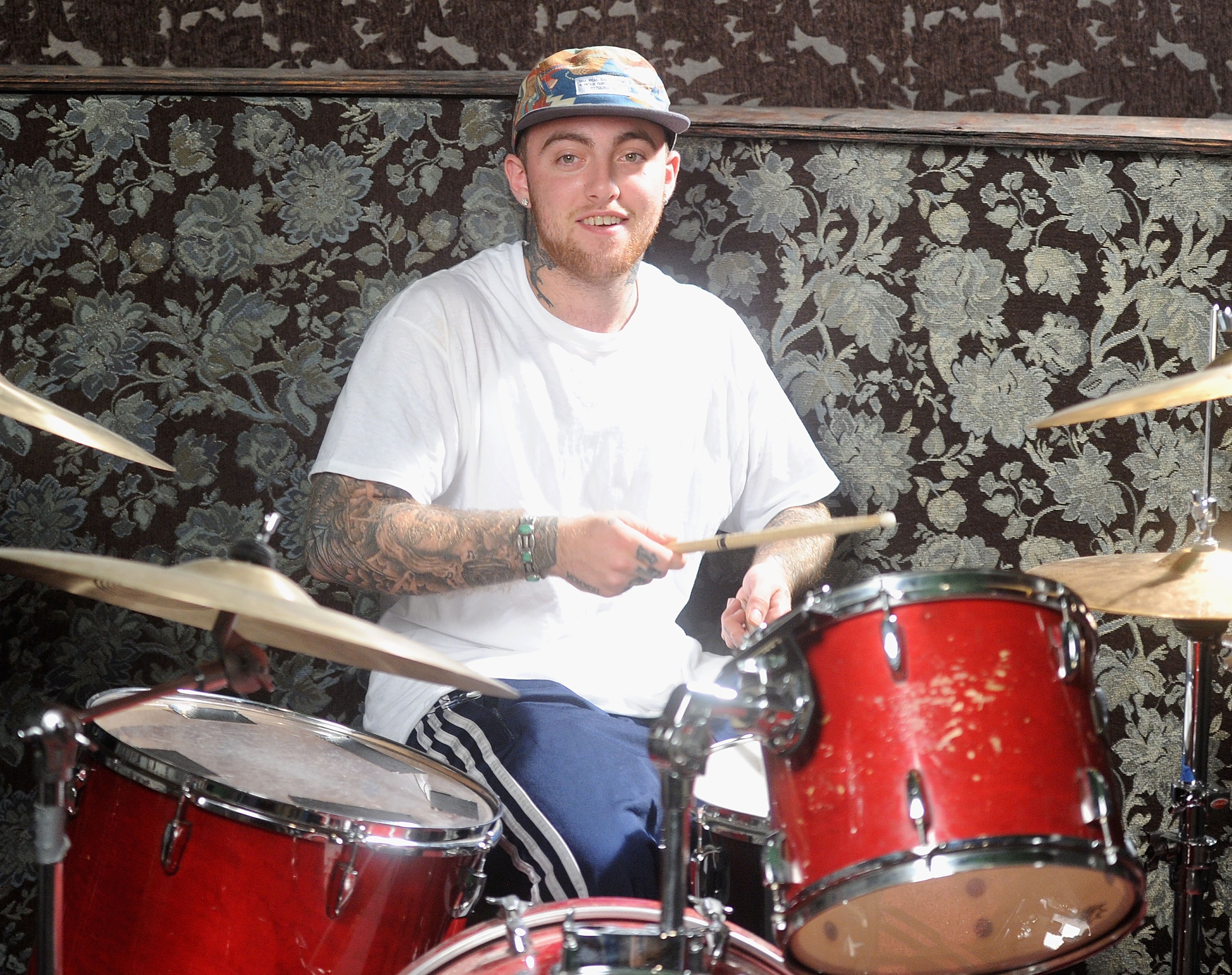 mac miller playing the drums music
