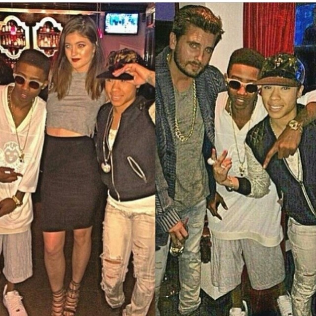 Scott Disick, Kylie Jenner, & Keyshia Cole all spent time with Lil Twist on his 21st bday.
