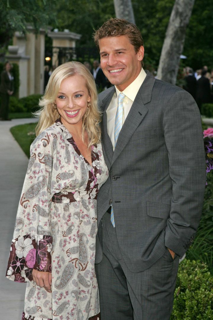 David Boreanaz claims that cheating on his Playboy Playmate wife Jaime Bergman was actually a bonding experience for the couple.