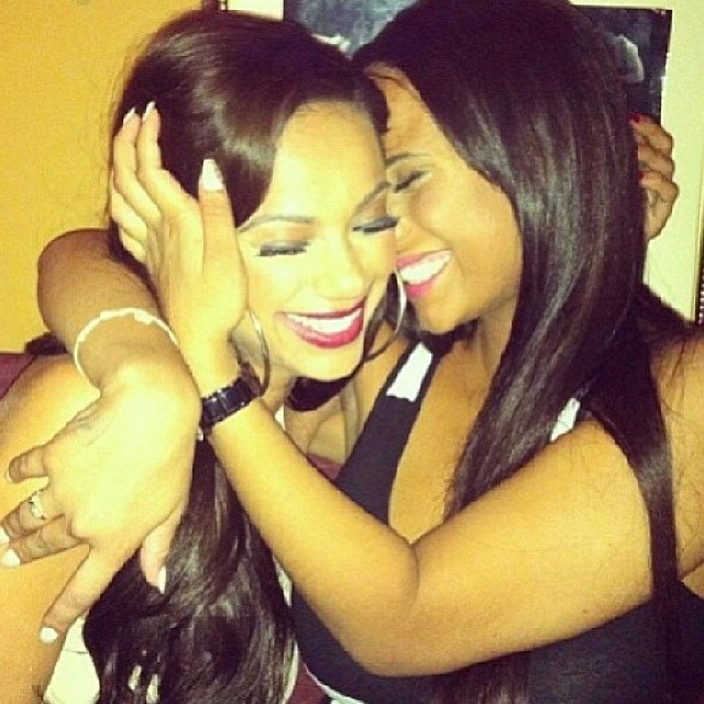 Cyn & Erica are tanned, glowing, and sharing lots of laughs.