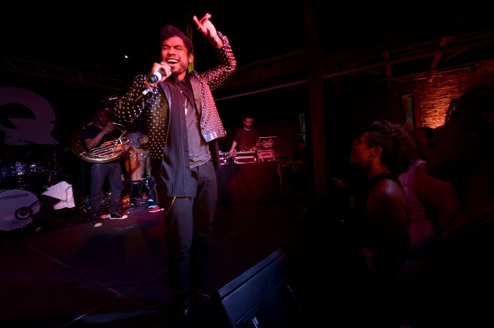 Miguel at the GQ All-Star Party