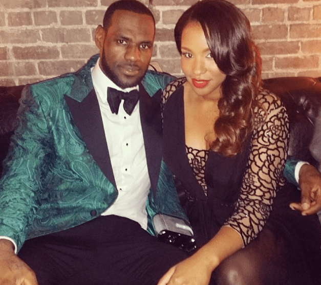 LeBron James & Savannah at the GQ All-Star Party