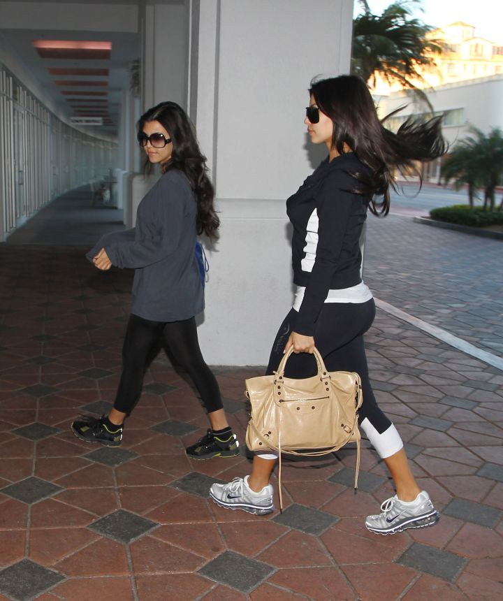 In spandex…