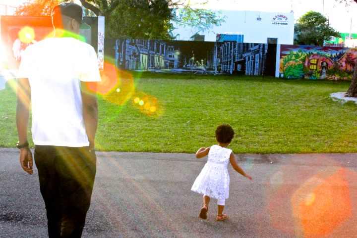 Playtime with dad.