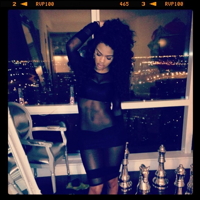 She literally has abs of steel