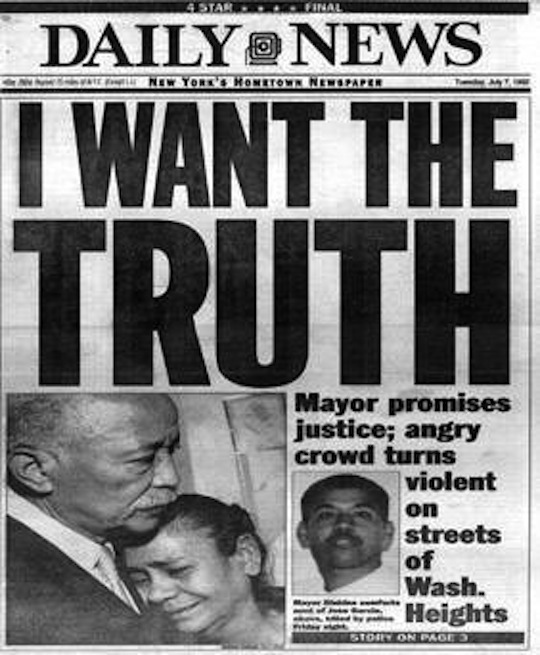 “And yo: go to hell to the foul cop who shot Garcia” – “Halftime”