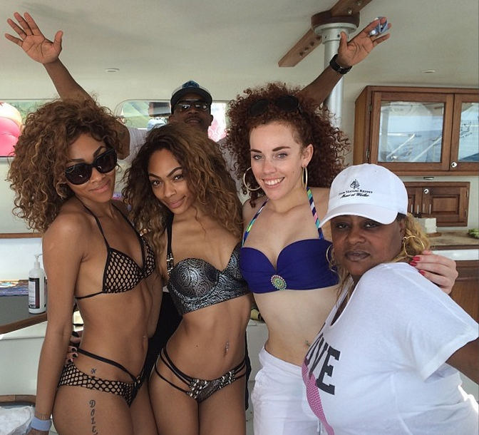 Bria Murphy and Shayne Murphy flaunt their bikini bodies in Maui