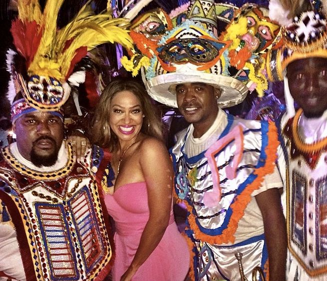 Lala Anthony has tons of fun in the Bahamas