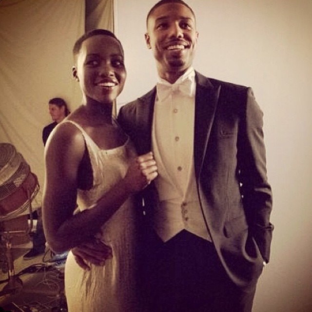 Successful sexy chocolate, what a great combo. Michael B. Jordan and Lupita Nyong’o looking posh posing for the paparazzi.