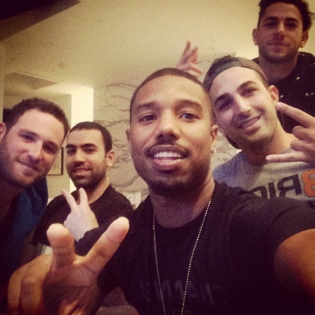 Chilling with the homies. Selfie time!