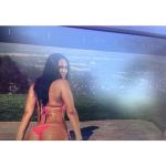 Shaniece Hairston looks back at it for the camera.