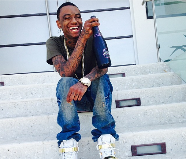5. Soulja Boy’s Gucci Symbol Forehead Tat