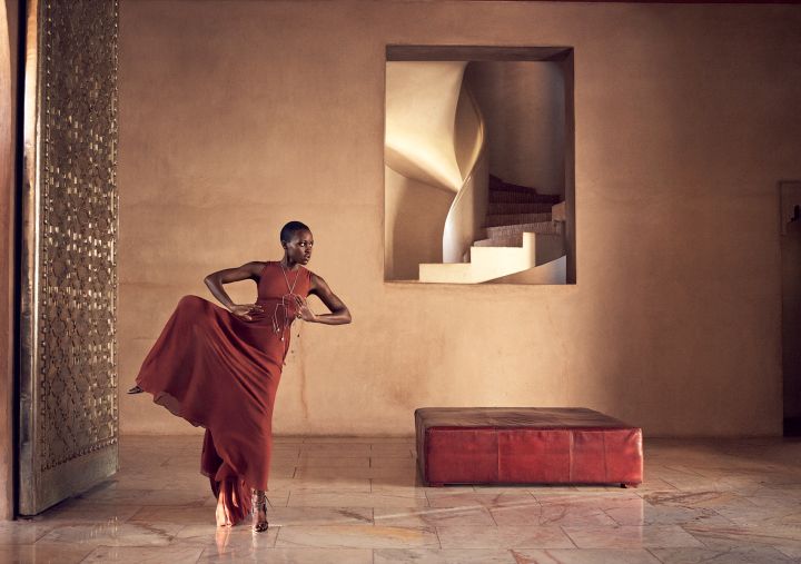 Lupita Nyong’o in Vera Wang.