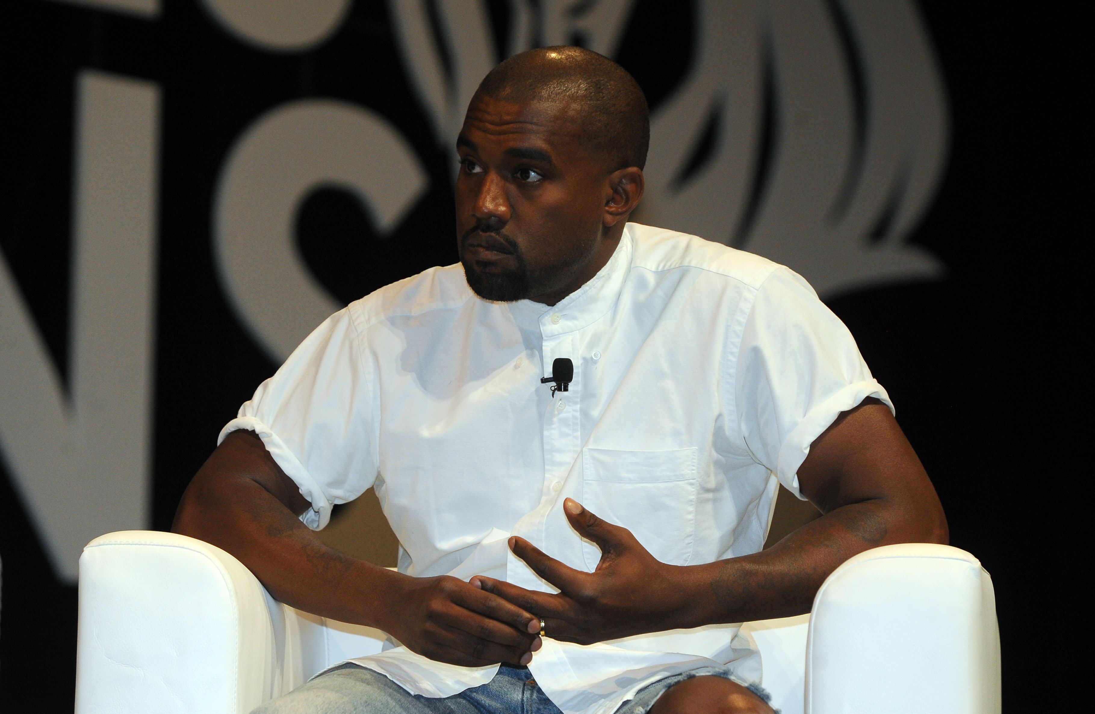 kanye west cannes 2014