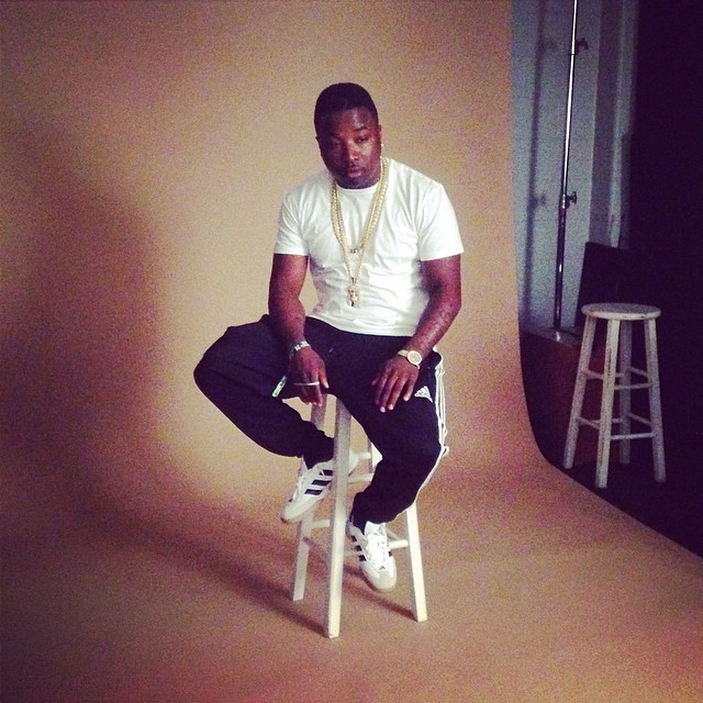Troy Ave flicked it up backstage.