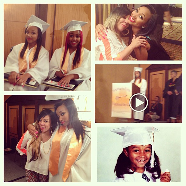 Tiny celebrates her oldest daughter’s graduation.