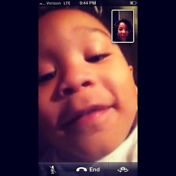 FaceTime with Major.