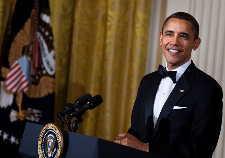 Black tie and a smile is the best combination.