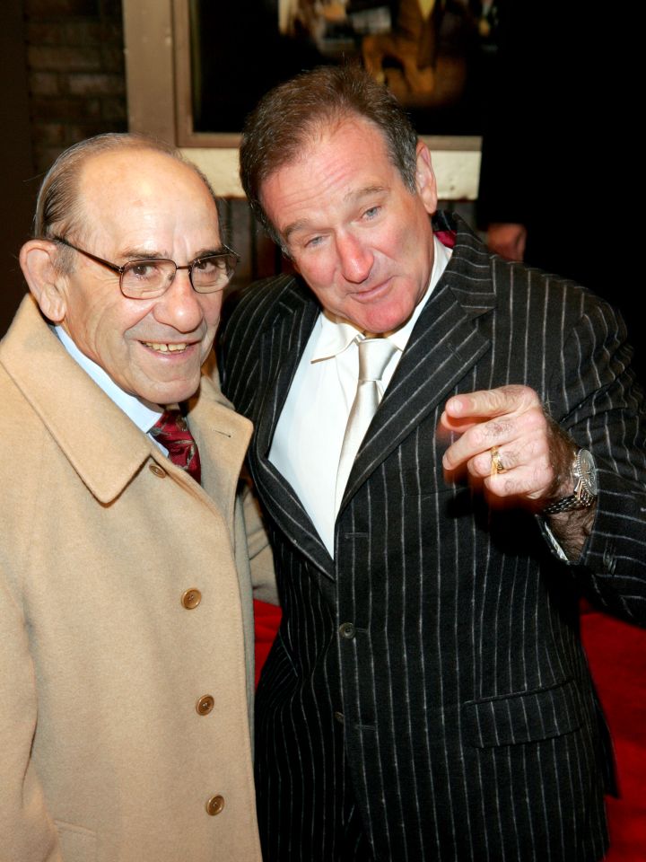 Robin Williams & Yogi Berra, 2004
