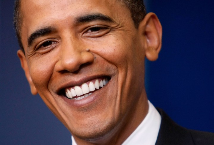 He’s got some great pearly whites.