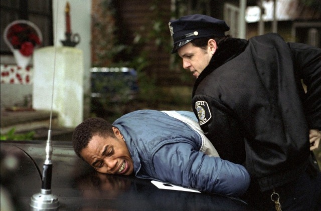 An arrest scene in the classic “Boyz In The Hood.”