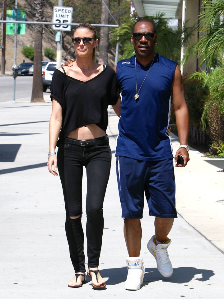 Eddie Murphy walks hand-in-hand with girlfriend Paige Butcher as they do what they always do: grab some coffee!