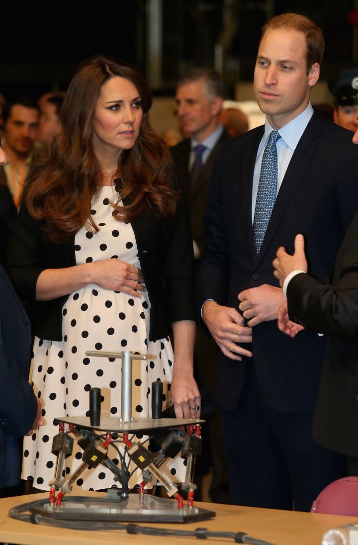 The polka dot princess seemed ready to pop.