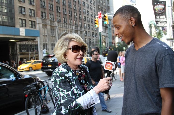 Joan takes to the streets to talk about her latest book.