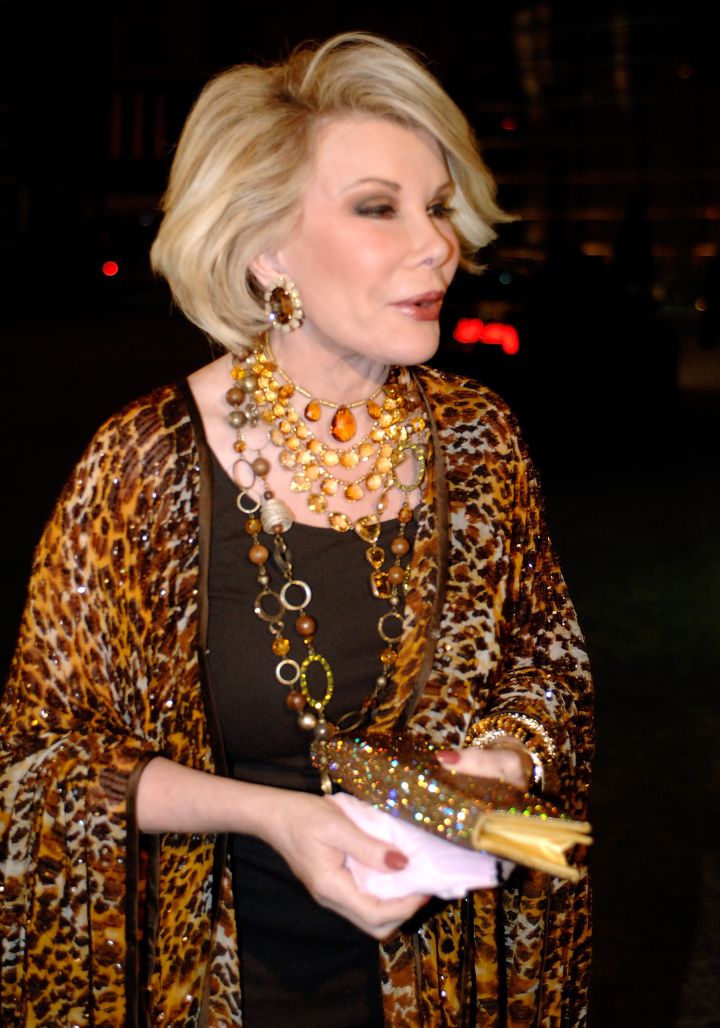 Joan is fearless fashion-wise, always making bold statements with her clothes.