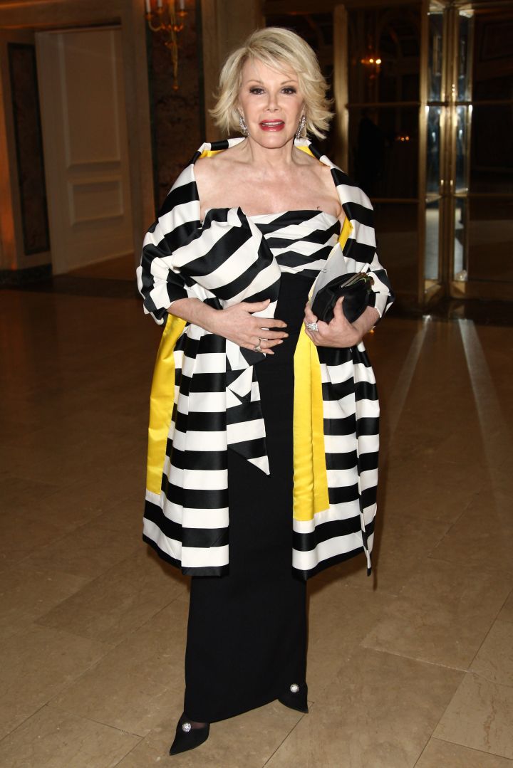 Joan isn’t just into fashion, she’s also an art collector. She’s frequently appeared at art events like the LightYears Gala.