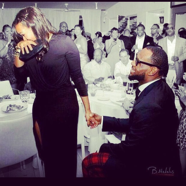 She said yes!