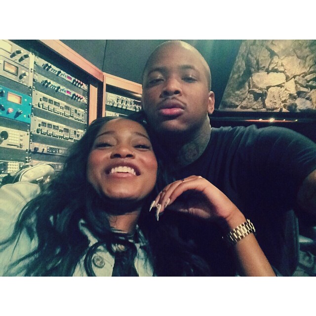 YG is one of her homies; now she can drink with him.