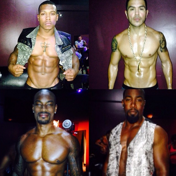 Some of the sexy guys in the film.