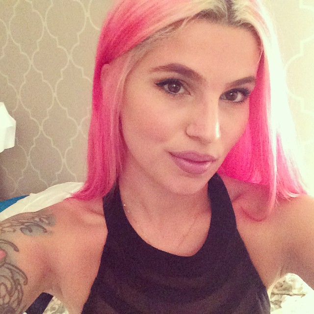Pretty in pink.