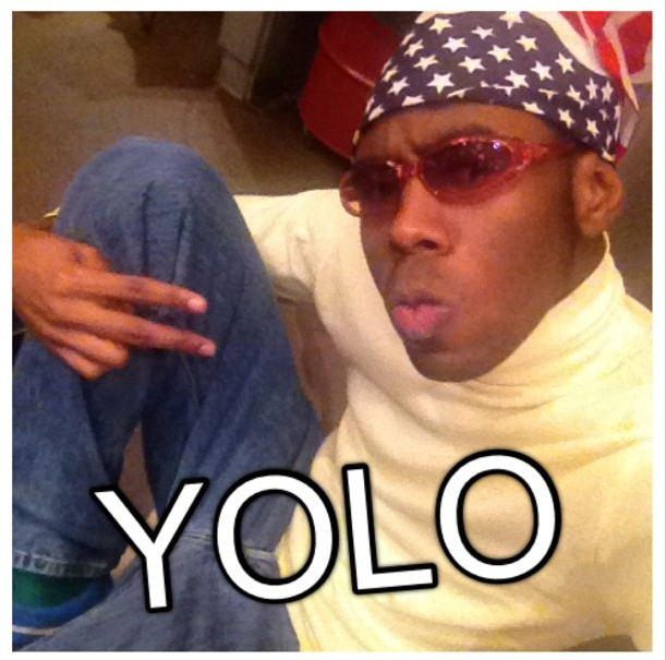 This is Tyler, The Creator living his best life.