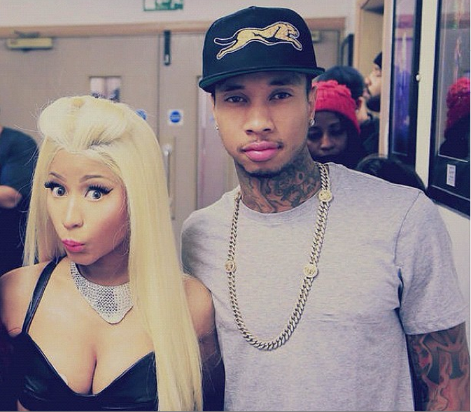 Nicki = Happy Tyga = Not So Happy
