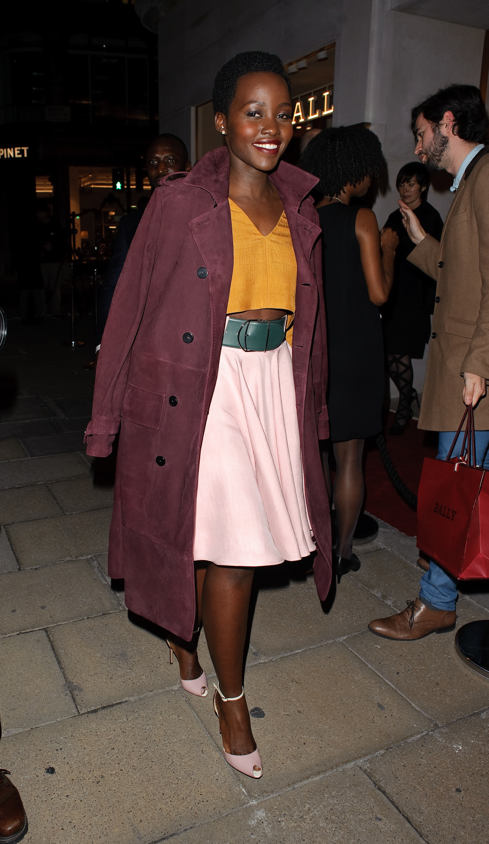 Lupita Nyong'o Bally store opening