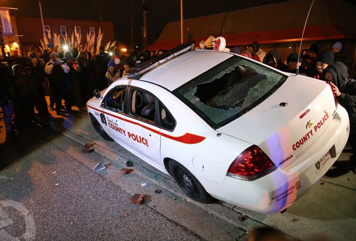 Protests In Ferguson Following No Indictment For Darren Wilson