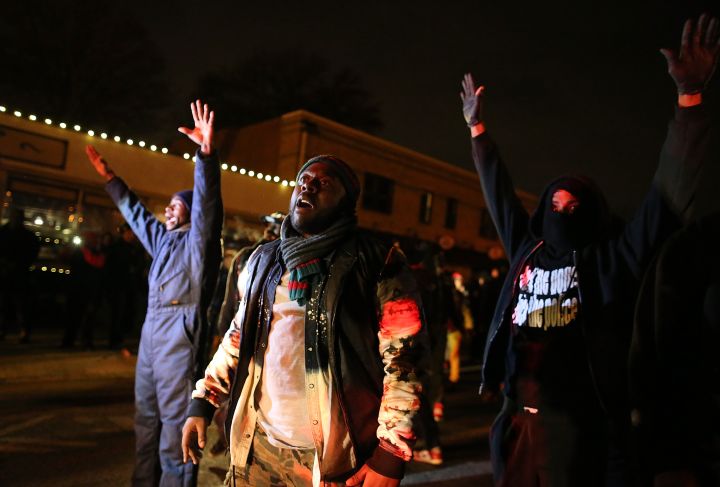 Protests In Ferguson Following No Indictment For Darren Wilson