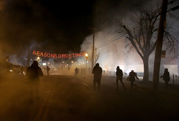 Protests In Ferguson Following No Indictment For Darren Wilson