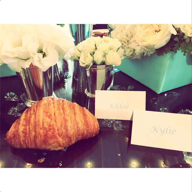 Khloe likens absent sister Kendall to the croissant and lets her know she was missed.