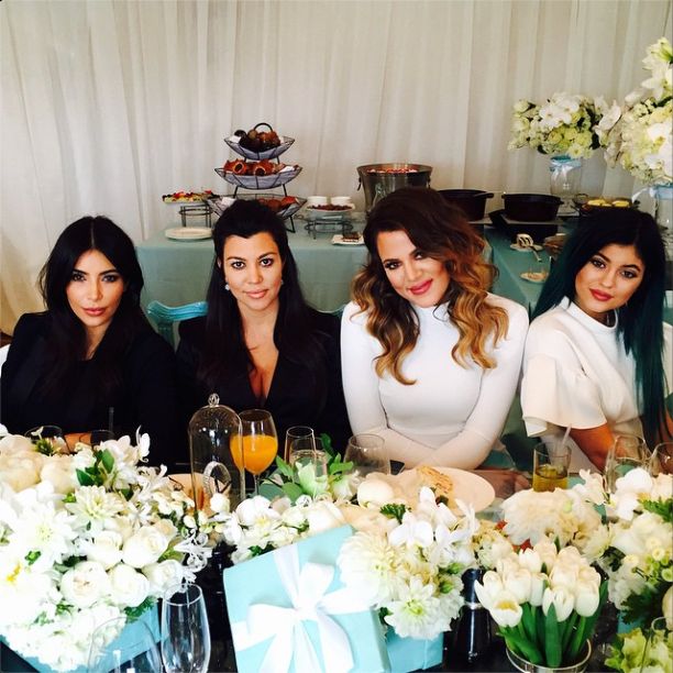 Kim, Kourtney, Khloe, and Kylie pose for a flick.