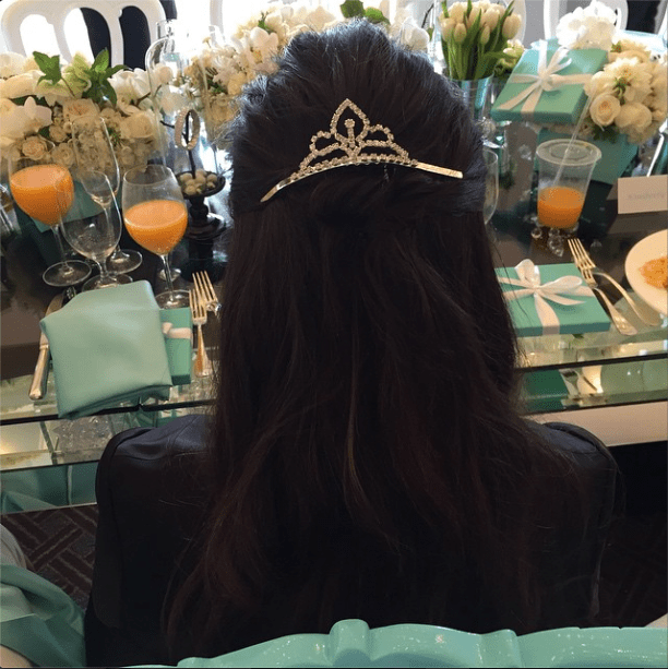 Kourtney was the princess of the day.
