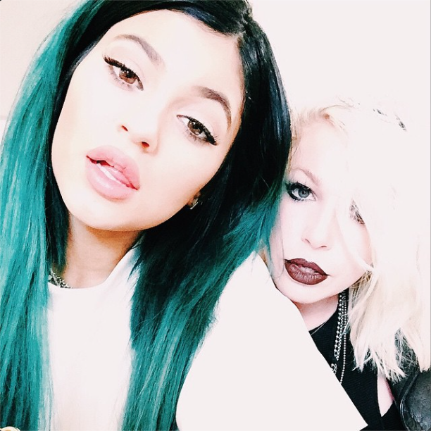 Kylie and Joyce Bonelli get a selfie in.