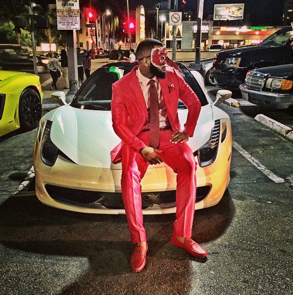 The Game shows off his b-day swagger.