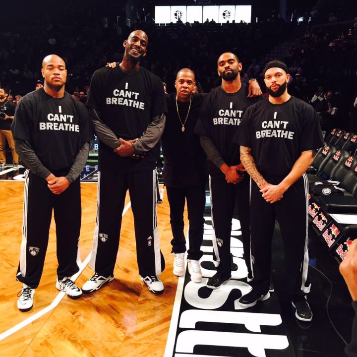 Jay Z and the Brooklyn Nets stand in solidarity with Eric Garner.