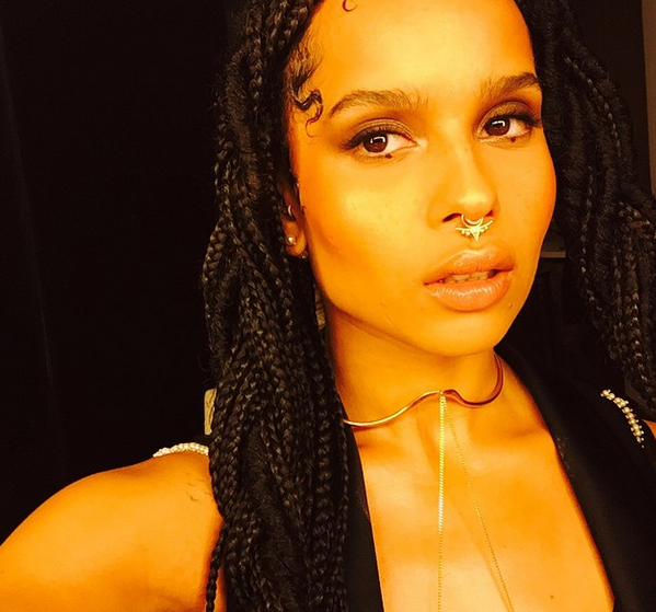 Zoe ditches her blonde locks for braids instead. And everyone approved.