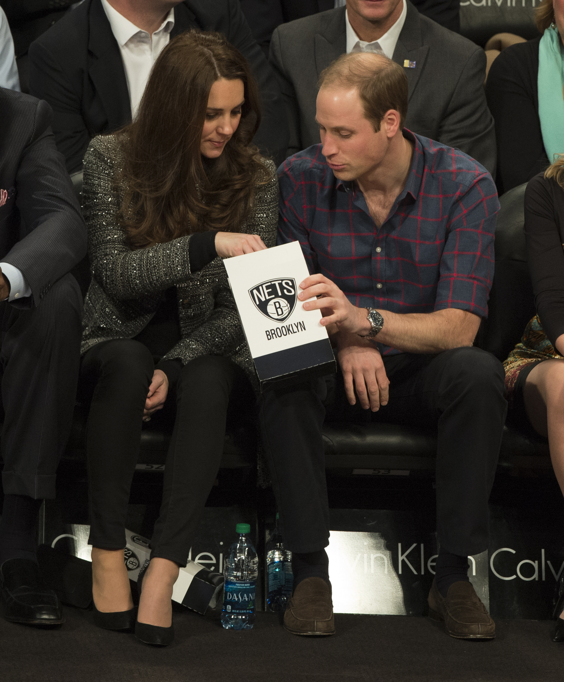 prince william kate middleton nets game barclays center