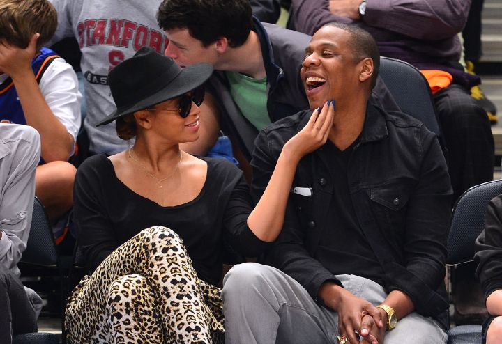 Bey’s got lots of adorable courtside moments.