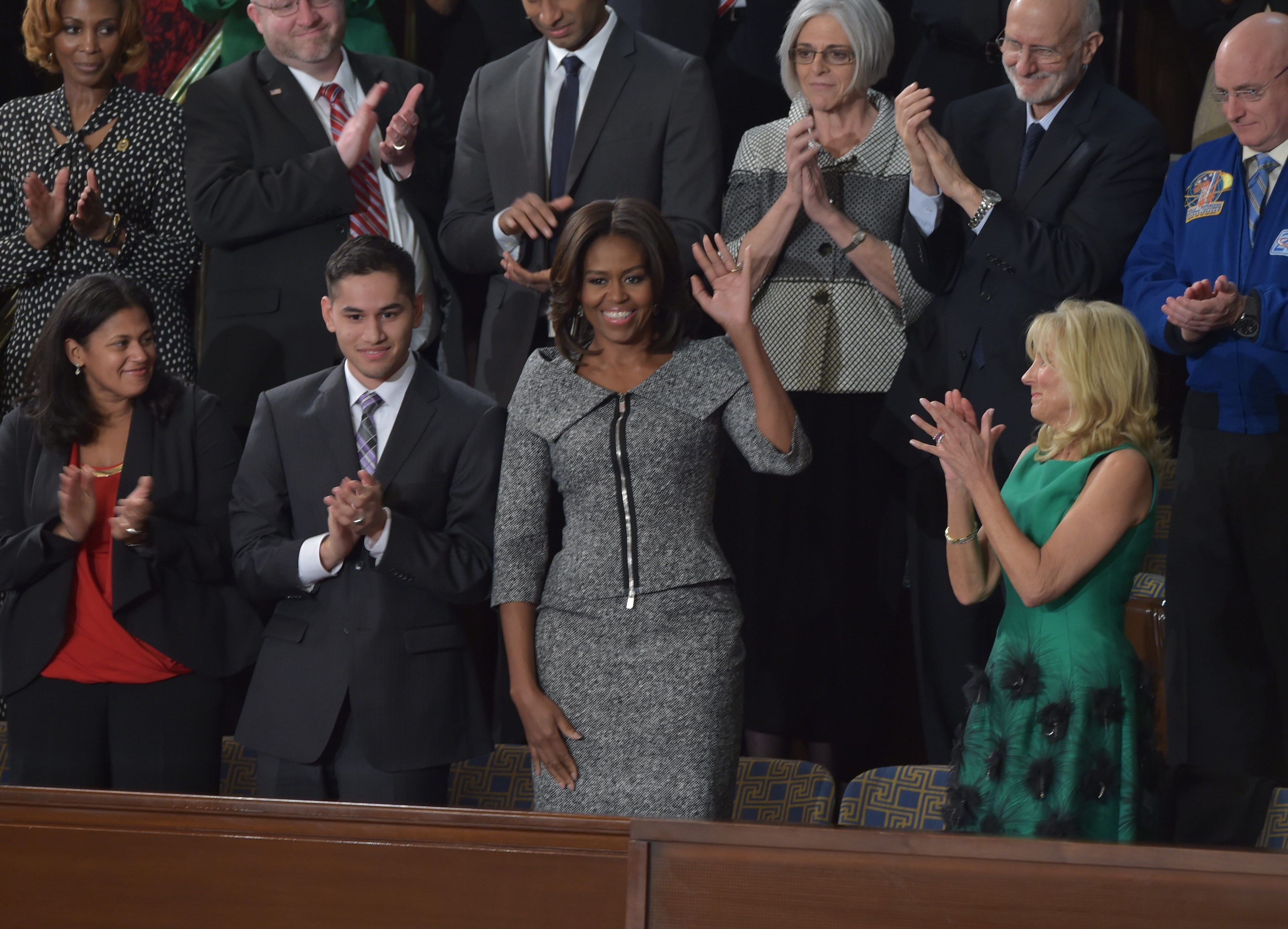 michelle obama michael kors suit state of the union address